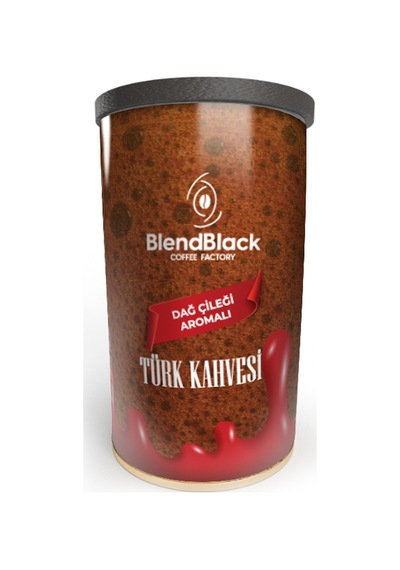 Blendblack Dağ Çileği Aromalı Türk Kahvesi Teneke Kutu 250 G