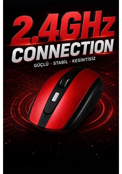 Delux Serisi Hızlı Taşınabilir Aksesuar Mouse Optik Kablosuz Fare Tm08 Siyah