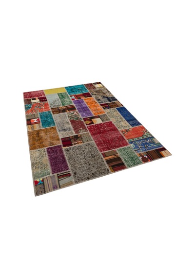 Klasik Modern Patchwork Eskitme Halı
