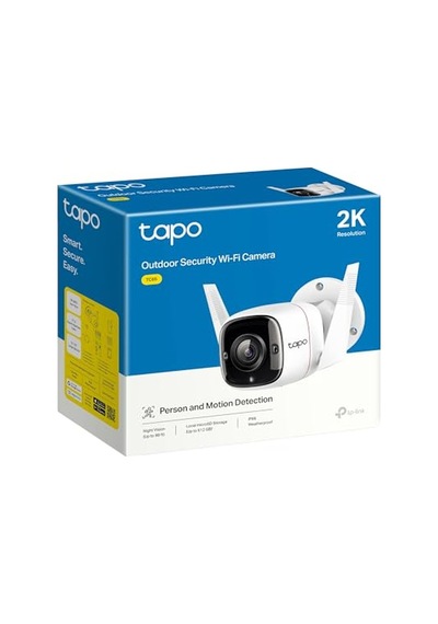 Tp-link Tc65, 2k 3mp, Hareket Algılama, Ip66 Su Geçirmez, 30m Gece Görüşü, Çift Yönlü Ses, Bulut/yerel Depolama