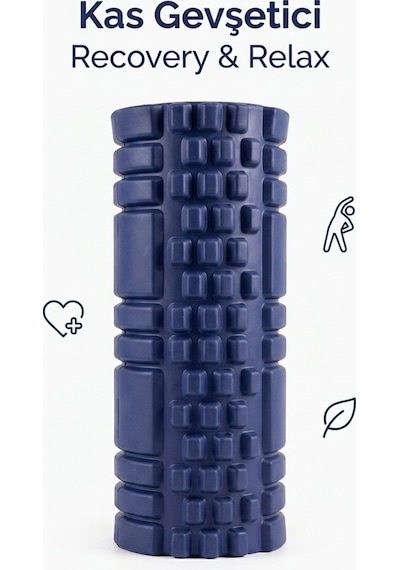 Foam Roller Masaj Rulosu Orta Sert Spor Sonrası Kas Gevşetici Yoga Pilates Fitness Masaj Köpüğü