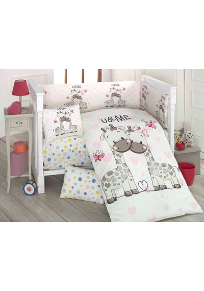 Komfort Home Bebek Uyku Seti 8 Parça Ranforce %100 Pamuk Sweet
