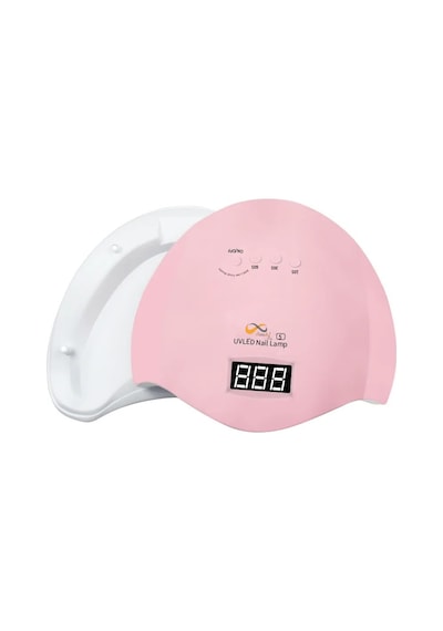 Cloody 48 Watt 24 Led Uv Led Kalıcı Oje Protez Tırnak Kurutucu Pembe