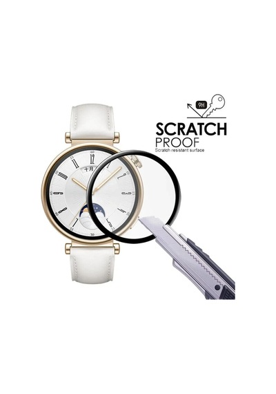 Huawei Watch Gt 4 46mm Uyumlu Saat Ekran Koruyucu Tam Kaplar Ppma Pet Cam