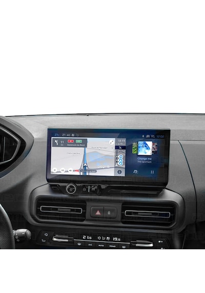 Peugeot Rifter 2024-2025 Uyumlu 10 İnç Navigasyon 9h Nano Ekran Koruyucu 9H Nano Ekran Koruyucu