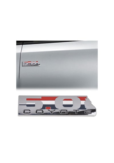 Ford Mustang Gt F-150 Boss 302 5.0 Coyote Bagaj Krom Metal Logo A