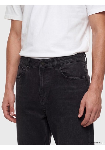 Lcw Jeans Siyah Baggy Fit Erkek Jean Pantolon