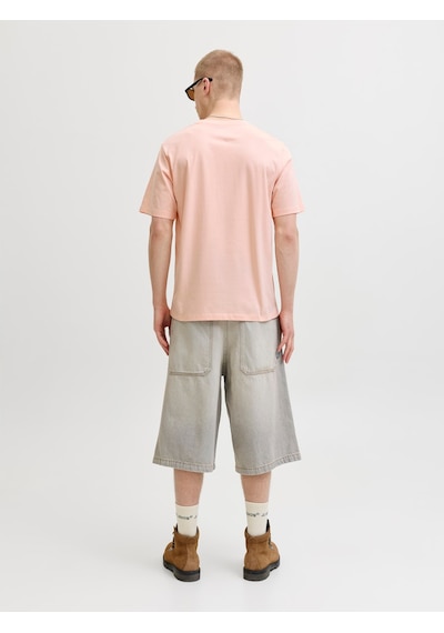 Jack & Jones Montauk Chestie Erkek Pembe Tişört 12297889-pm