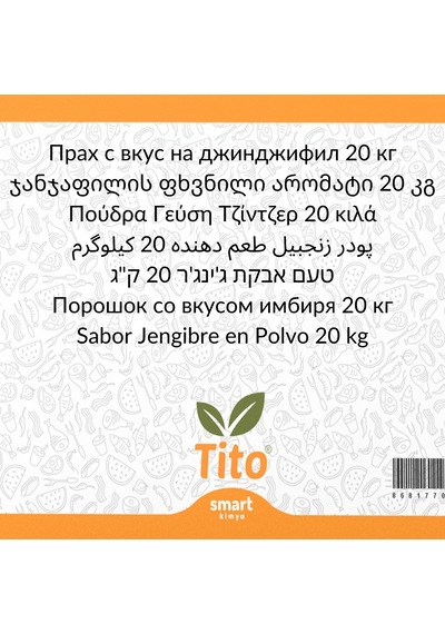 Toz Zencefil Aroması 20 Kg