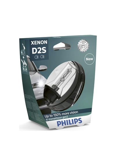 Philips D2s%150 X-treme Vision Xenon Ampul, 1 Adet