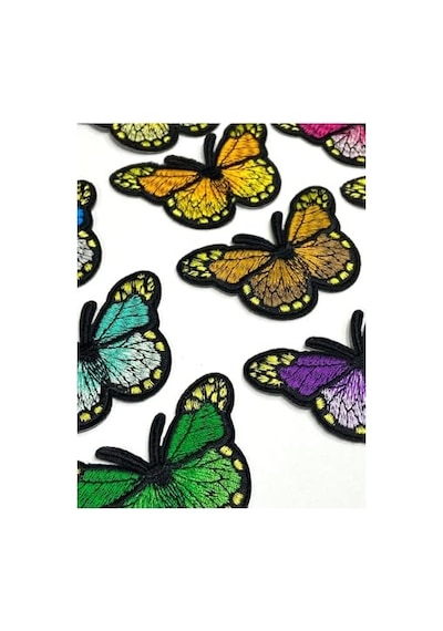 Kelebek Arma/ütü İle Yapışan Arma / 7x4 Cm /b10/, Saks