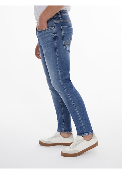 Ltb Joshua Düşük Bel Dar Paça Slim Jean Pantolon 010095075915731 55443 010095075915731_55443 Orta Mavı