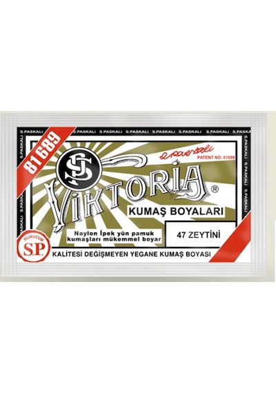 Kumaş Boyası Viktoria Bir Paket 10 Gr Turuncu