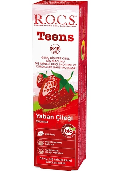 .teen Yaban Çileği Diş Macunu 8-18 Yaş 60 Ml