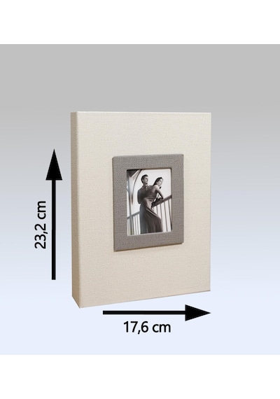 Nurcan Foto NRCN-K68100 15 x 21 CM 100'lük Koton Desenli Fotoğraf Albümü