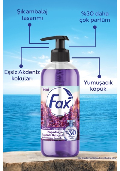 2 Adet Fax Sıvı Sabun Kapadaokya Lavanta Bahçesi 500 Ml