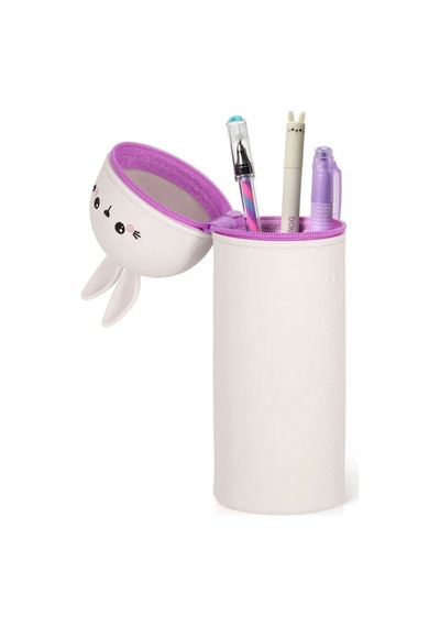 Legami Kawaii 2-ın-1 Silikon Kalem Çantası Tavşan Ka0014 Çok Renkli
