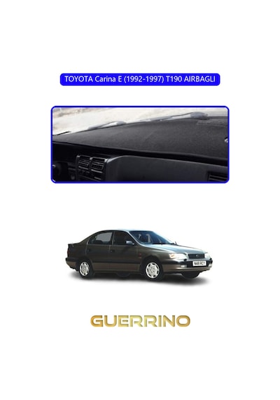 Toyota Carina E 1992-1997 T190torpido Koruma Halısı Mavi Kenar
