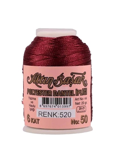 3 Adet Altınbaşak Oya Ve Dantel İpi 20 Gr - Royaleks - No: Beyaz
