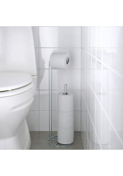 Yedek Tuvalet Kağıtlığı MeridyenDukkan Çinko Kaplama 56 Cm Banyo