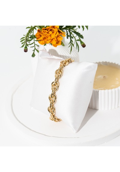 Biem İçiçe Geçmiş Halka Xuping Bileklik Gold/gümüş