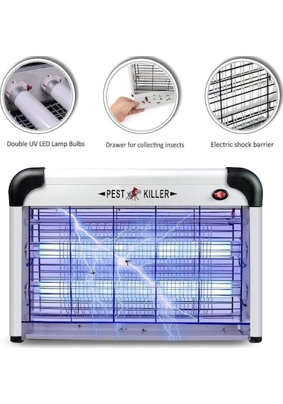 Uv Elektirikli Sinek Öldürücü Cız Sivrisinek Savar Tuzak