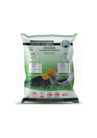 Tr Elmas Solucan Gübresi 5 Kg 0,250