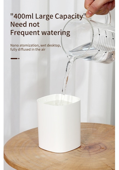 Eco H2o Humidifier 400 Ml Ulrasonik Hava Nemlendirici Buhar Makinesi Ve Aroma Difüzörü