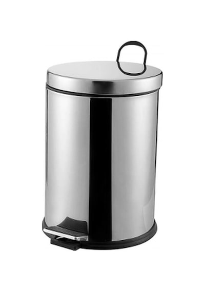 Pedallı 12lt Krom Metal Çöp Kovası Bx40