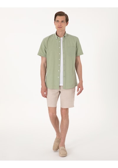 Pierre Cardin Erkek Bej Şort / Bermuda 50301780-vr011 Bej