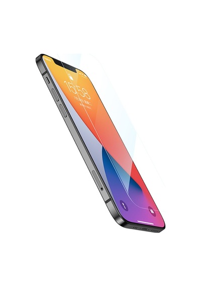Ally Apple Uyumlu   iPhone 12 Pro Max 6.7-Inch Tempered Cam Ekran Koruyucu Şeffaf (119751463)