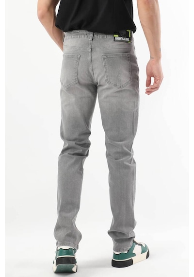 Banny Jeans Erkek Dizi Yırtık Jean Pantolon Gri 28