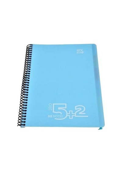 Gıpta Bx Notes Defter Spiralli Plastik Kapak A4 180 Yaprak 5+2 Seperatörlü