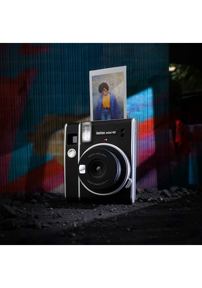 Fujifilm Instax Mini 40 Fotoğraf Makinesi + 20'li Film Siyah