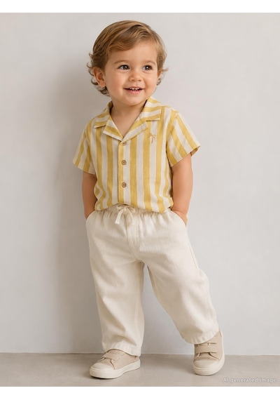 Civil Baby Basic 6-18 Ay Pantolon - Bej