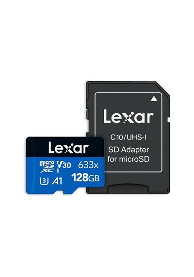 128gb 633x Microsdxc Uhs-ı U3 100/45 Mb/sn Yüksek Performanslı Microsd Hafıza Kartı