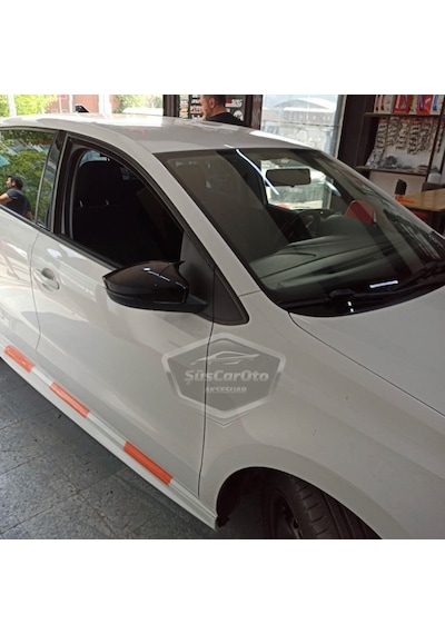 ŞüsCarOto Vw Polo 6R-6C 2009-2017 Batman Yarasa Ayna Kapağı Piano Black ABS Plastik (00)