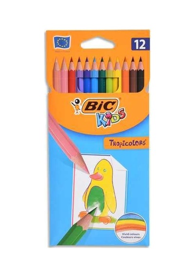 Tropicolors Kuru Boya Kalemı 12 Li Çok Renkli