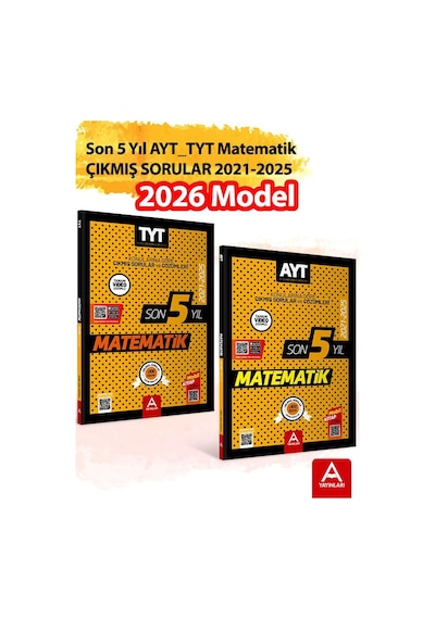 2026 Tyt-ayt Son 5 Yıl Matematik Çıkmış Sorular Seti Konu-konu Sırlanmış 2021-2025
