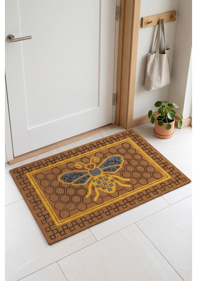 Villadia Home Textile Kapı Önü Paspası Kaymaz Taban Dekoratif Paspas Ev Giriş Antre İç Ve Dış Mekan Paspası 45x70 Cm 19ypycoco