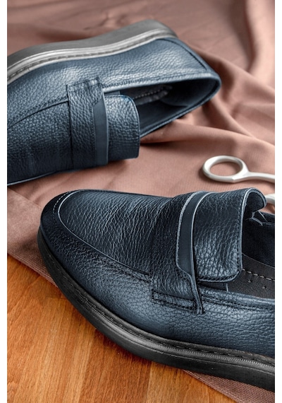 Frio Hakiki Deri Erkek Günlük Klasik Ayakkabı, Loafer Klasik Ayakkabı