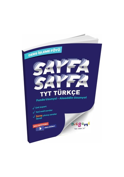 Tammat Yayıncılık TYT Sayfa Sayfa Türkçe Ders İşleme Föyü