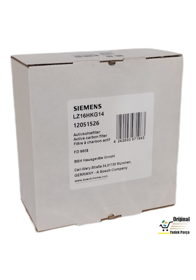 Siemens Uyumlu  Lc97kpj60t Davlumbaz Karbon Filtre 12051526 Bacasız Aspiratör Filtresi