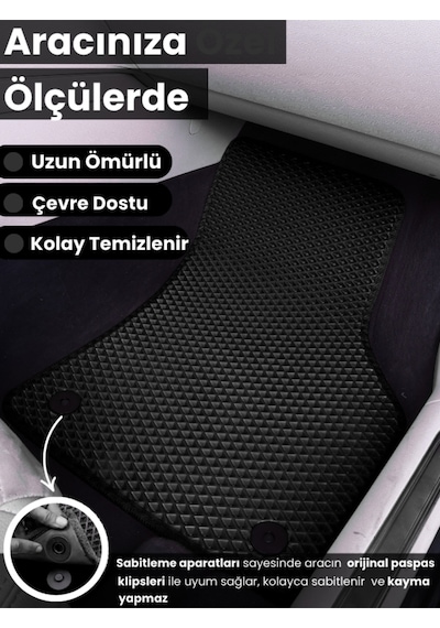 Bmw-2 Serisi-f44- 2020-2025 İçin Eva İç Paspas Takımı Metal Topukluk Hariç