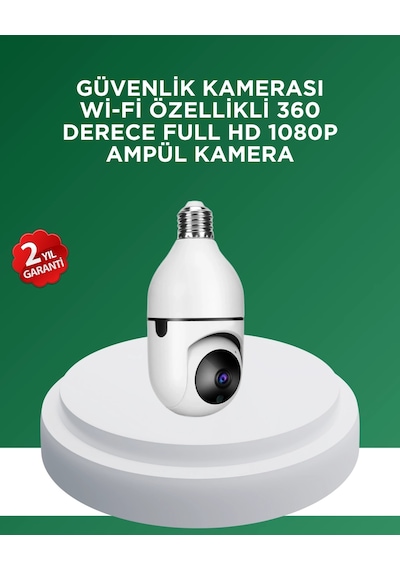 Mey İthalat 1080p Gece Görüşlü Ampul Güvenlik Kamerası Kablolu Ve Kablosuz Seçenekli Diğer