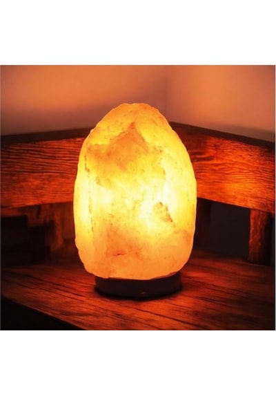 Tuz Lambası Himalaya Kaya Tuzu Gece Lambası 1-2 Kg Tuz, 1-2 Kg