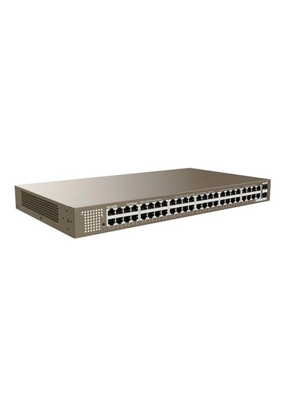 Tenda Teg1050f 48 Port 10-100-1000 Mbps + 2 Port Sfp Switch Çelik Kasa Rack Mount Kdo
