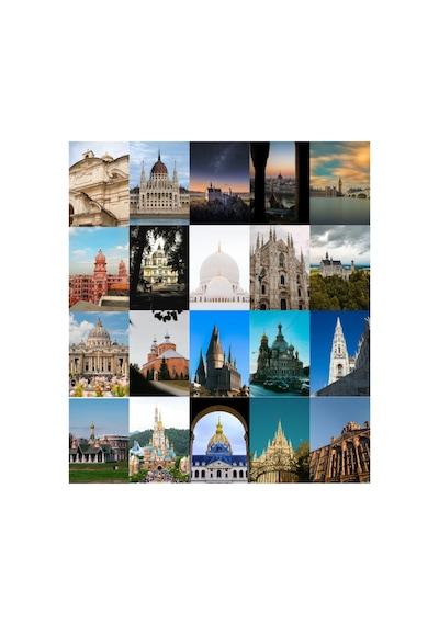 20 Adet A5 Tarihi Binalar Architecture Poster Seti Mimari Estetik Duvar Kolajı Oda Süsleme Afiş Seti
