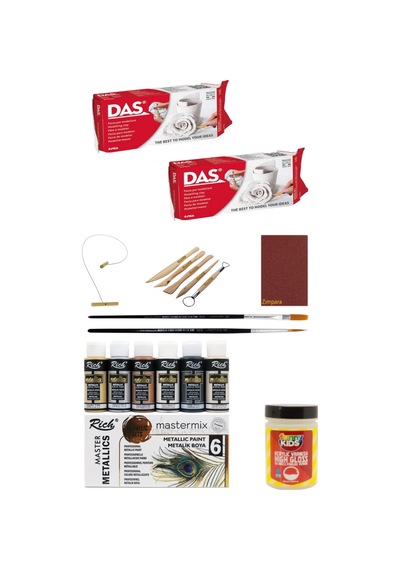 Das Beyaz Seramik Kili 500 GRx2gr Rich Mastermix Akrilik Set