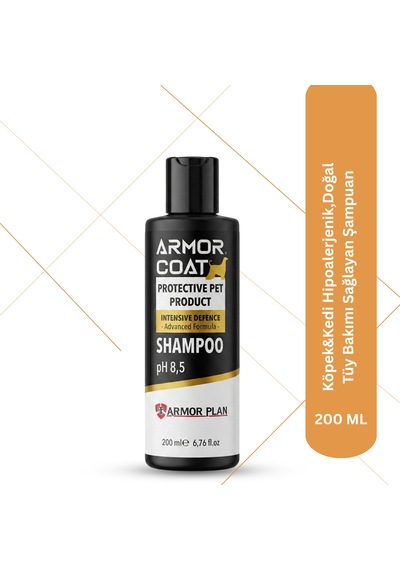 Armor Coat Köpek&kedi Şampuanı Hipoalerjenik,hindistan Cevizi Özlü Onarıcı,koku Giderici,parlatıcı